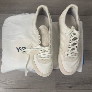 Y-3 Off-White and Cream Footwear